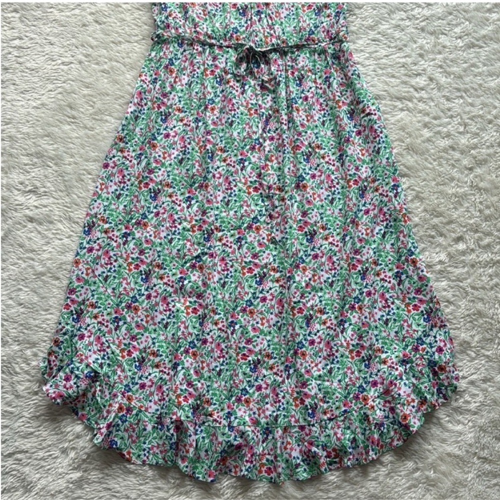 J. Crew Ruffle Floral Midi Dress - Picture 4 of 11